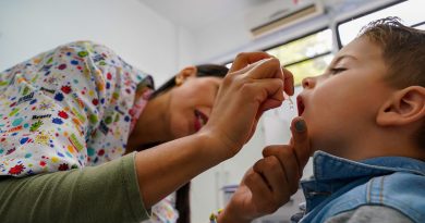 Dia D de vacinação contra a poliomielite acontece neste sábado (8)