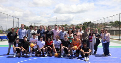 Prefeitura inaugura duas quadras de basquete 3×3 no Jardim Botânico