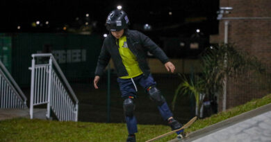 Inaugurada pista de skate Altemir João Balbinotti, no Jardim Botânico